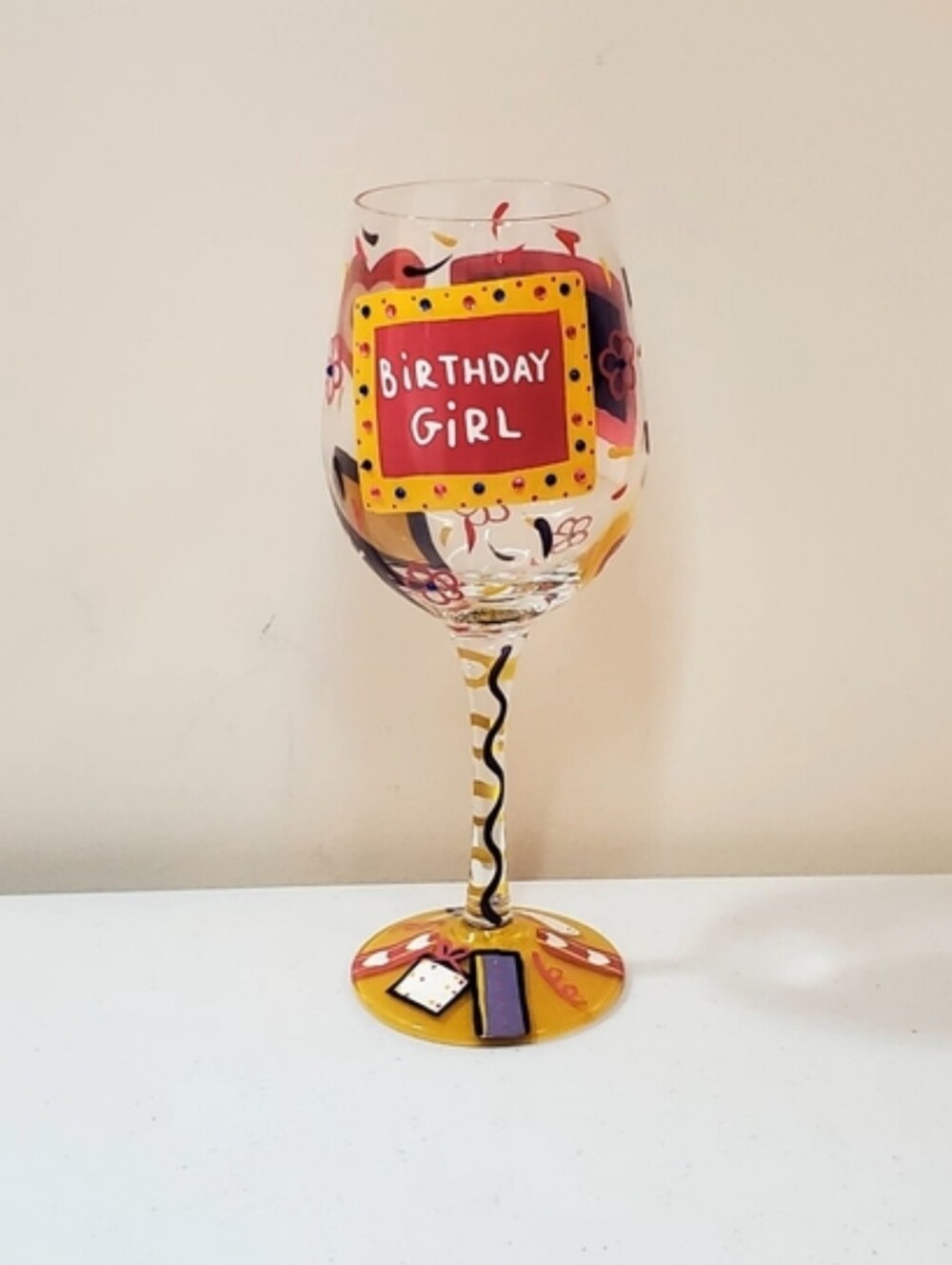Lolita Birthday Girl Wine Glass